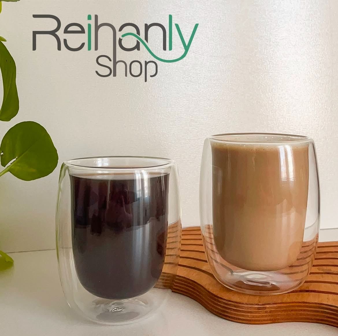 لیوان دو جداره بدون دسته