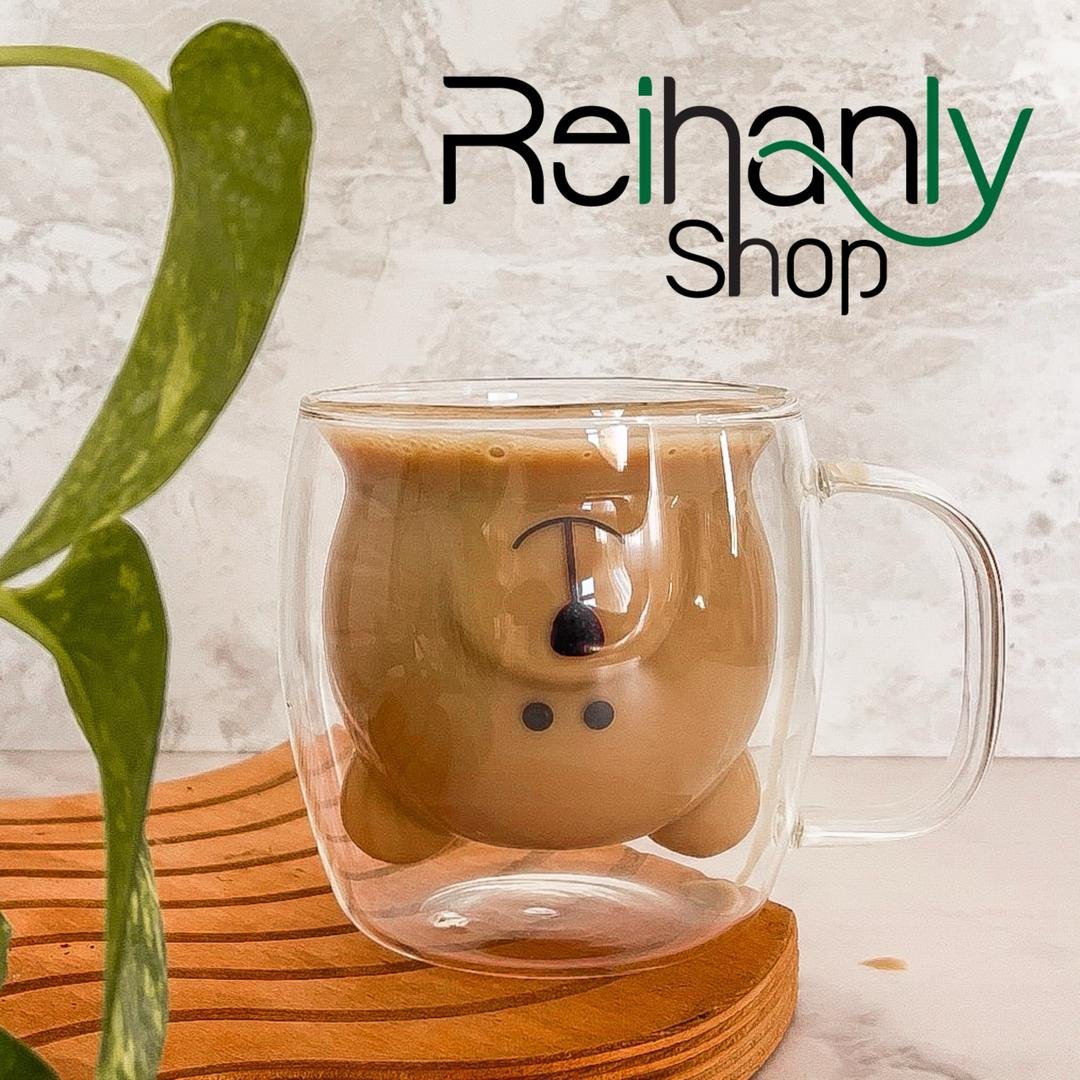 لیوان دوجداره خرسی