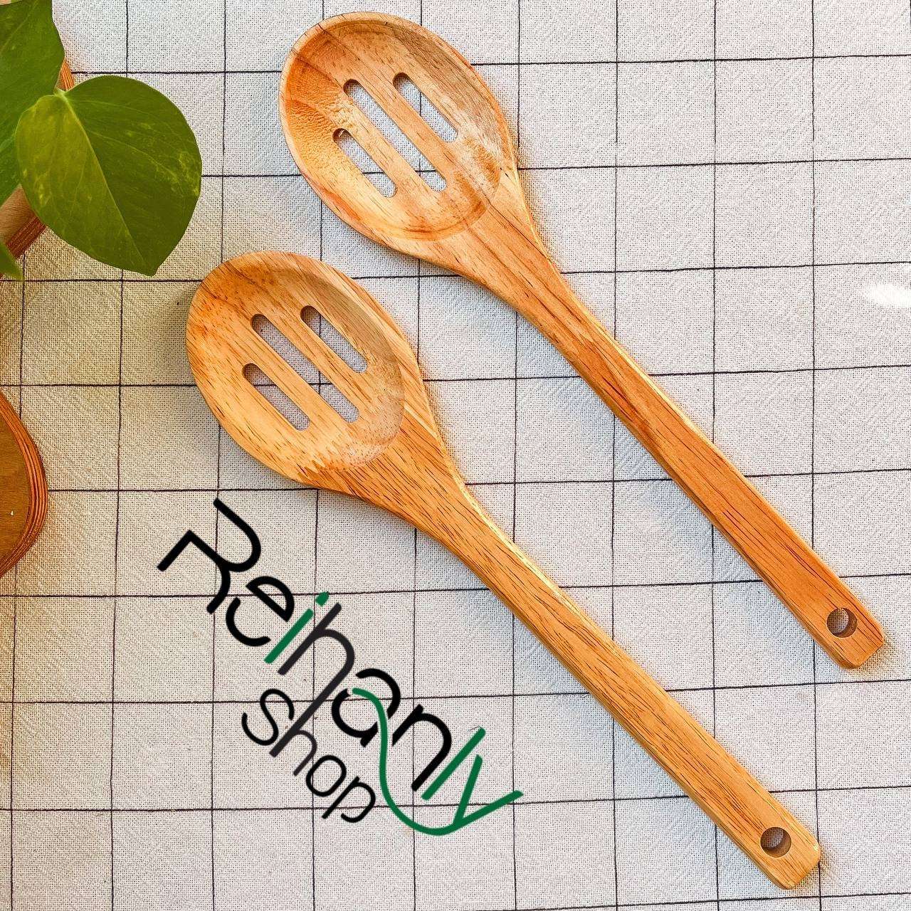 کفگیر گرد شیار دار